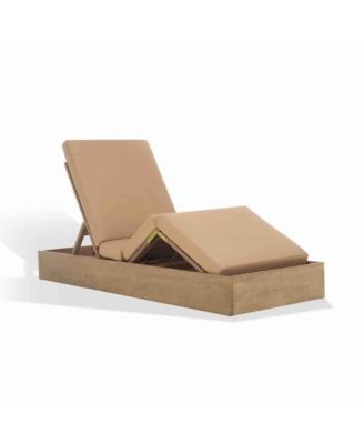 Vincent Wood Chaise Lounge Chair