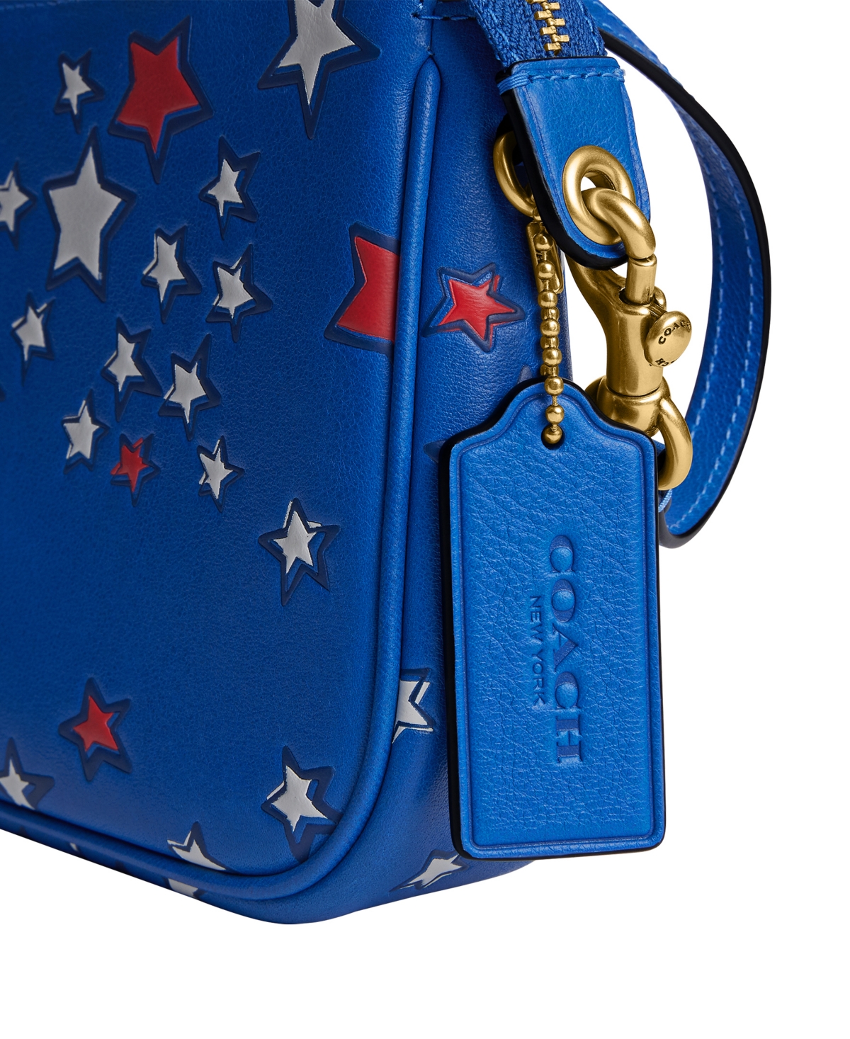 Coach Americana Star Print Plaza Small Shoulder Handbag