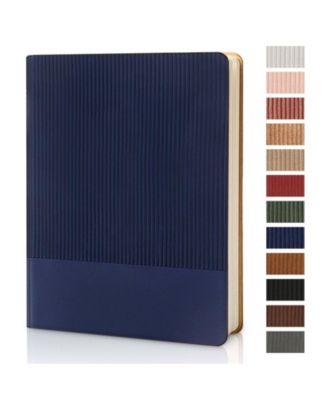 Lined Journal Notebook A5 PU Leather 216 Pages