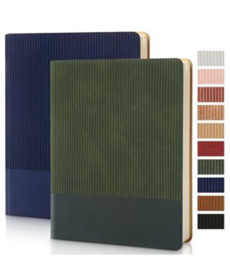 Lined Journal Notebook A5 PU Leather 216 Pages