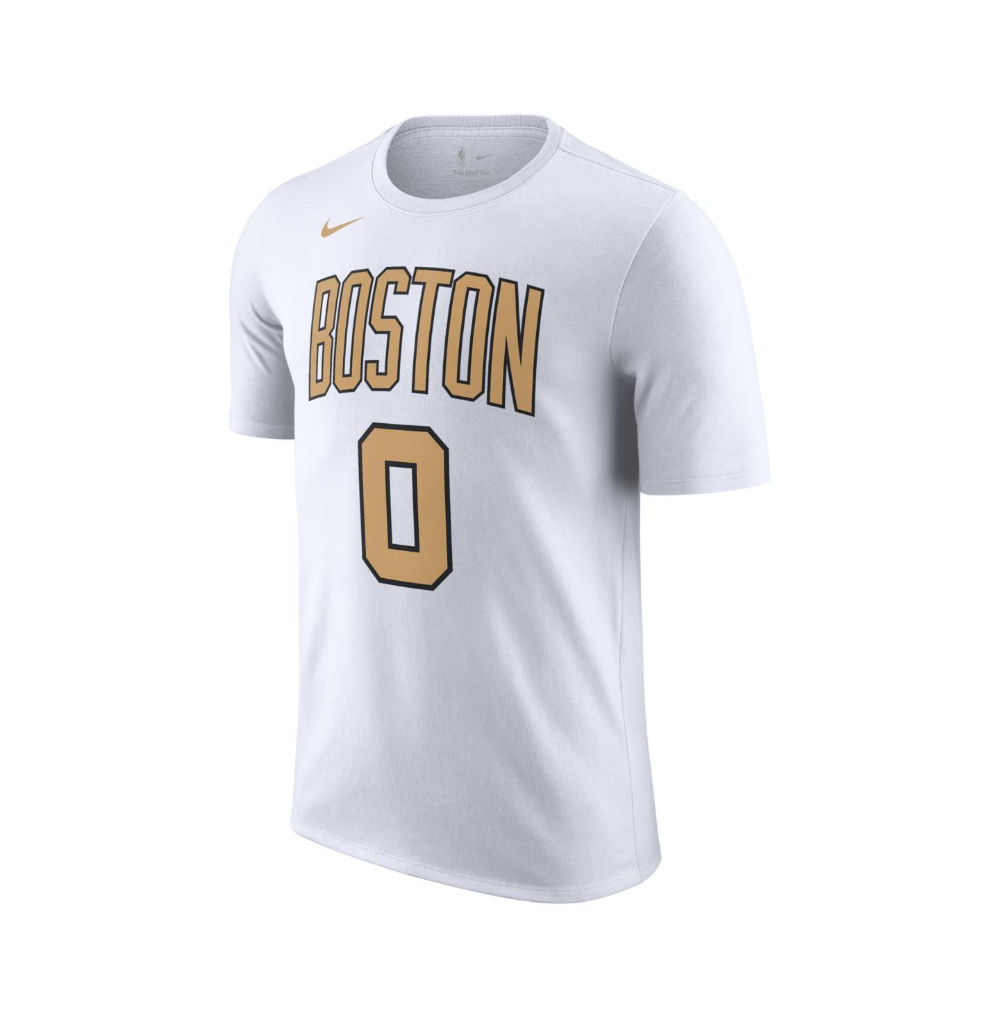 Футболка Nike Jayson Tatum White Boston Celtics 2025/26 City Edition Name & Number — фото 2