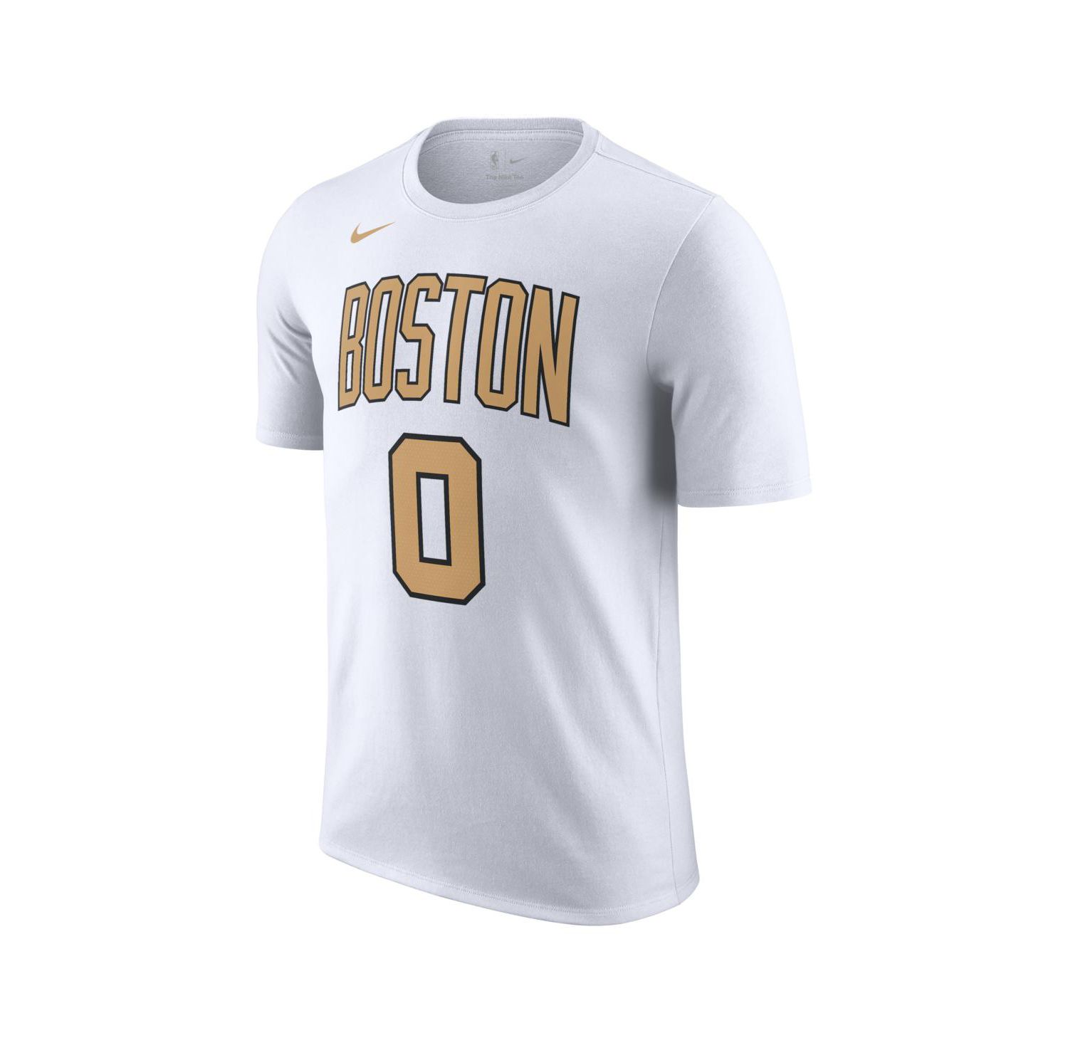 Men's and Women's Jayson Tatum White Boston Celtics 2025/26 City Edition Name & Number T-Shirt