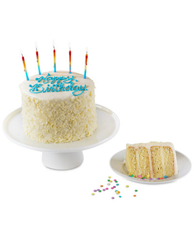 We Take the Cake 4-Layer Vanilla Happy Birthday Cake