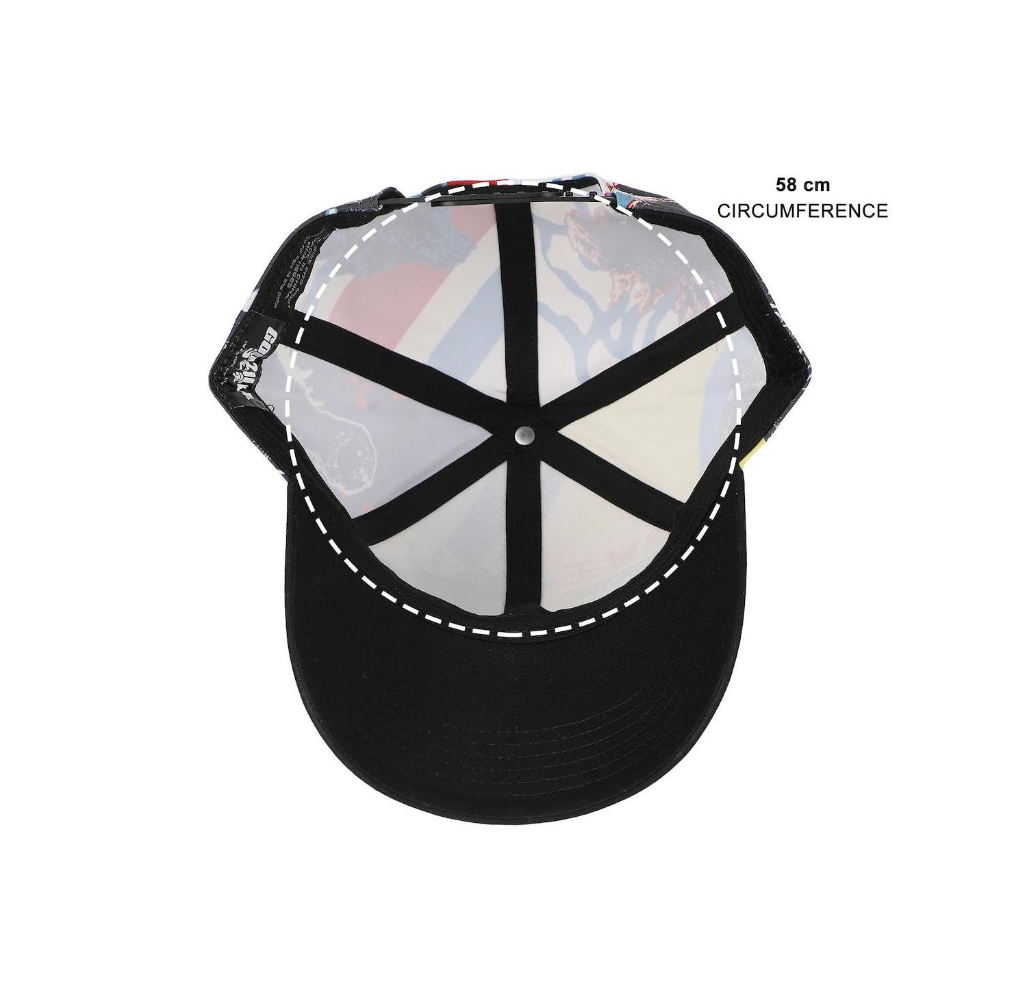 Men's Kanji All-Over Print Adult Baseball Cap