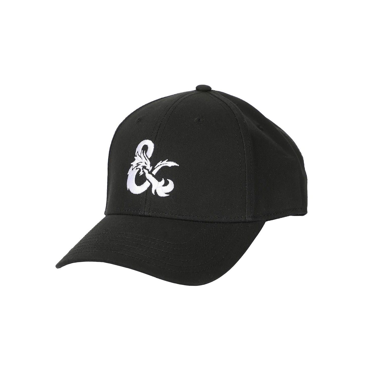 Мужская кепка Dungeons & Dragons Embroidered Logo Black Traditional Adjustable Hat, цвет: Чёрный — фото 5
