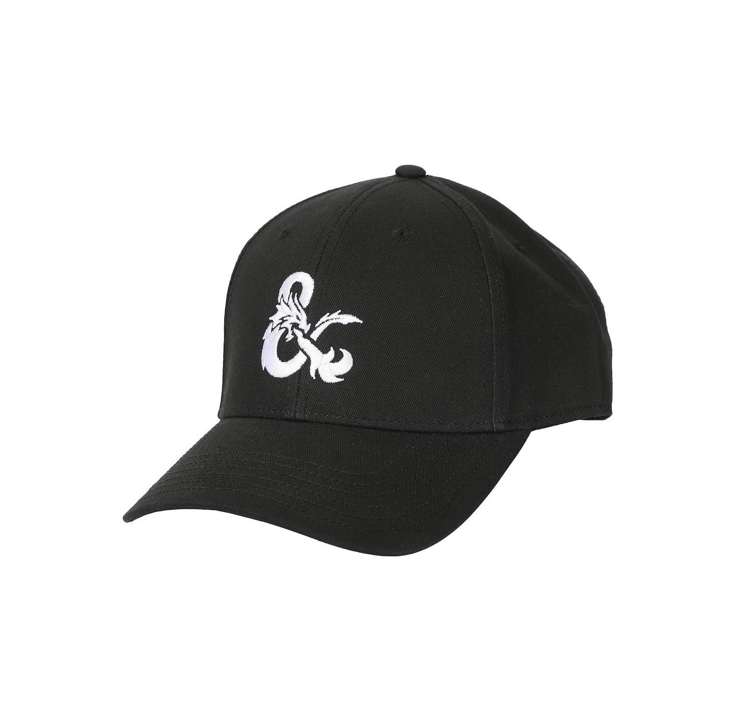 Men's Dungeons and Dragons Embroidered Logo Black Traditional Adjustable Hat