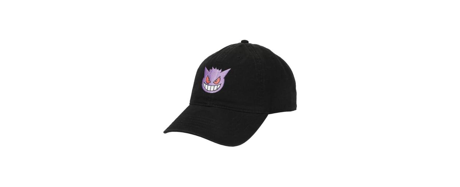 Men's Embroidered Gengar Adult Baseball Hat (One Size)