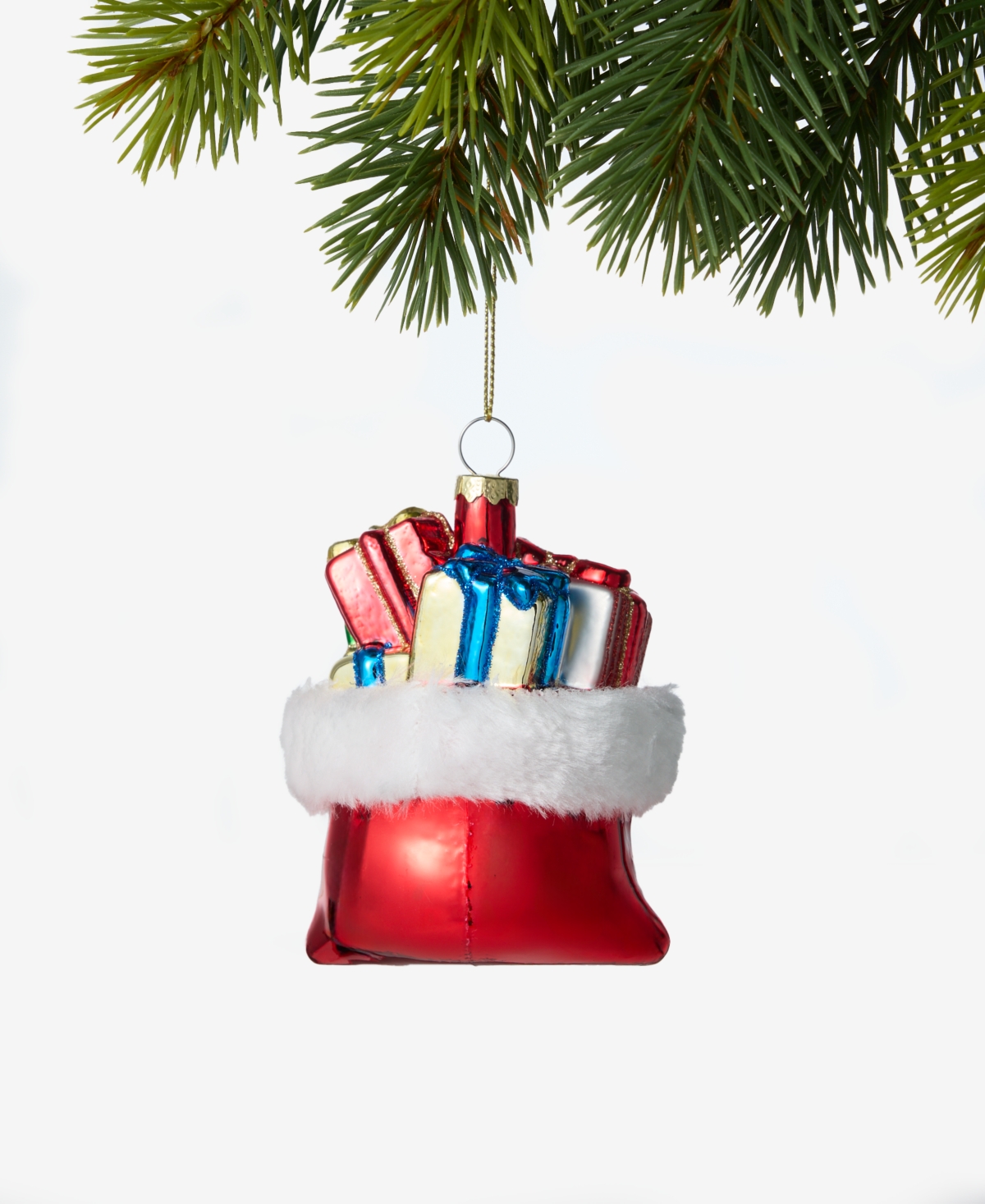 Holiday Lane Macy's Gift Bag Ornament, Macy's Exclusive