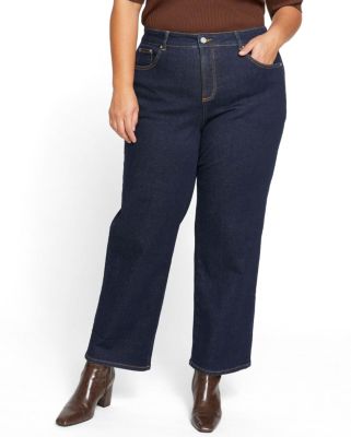 Women's Plus Size Bae Boyfriend Straight Leg Jeans