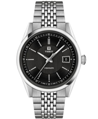 Unisex Round Silver Stainless Steel Watch 39mm