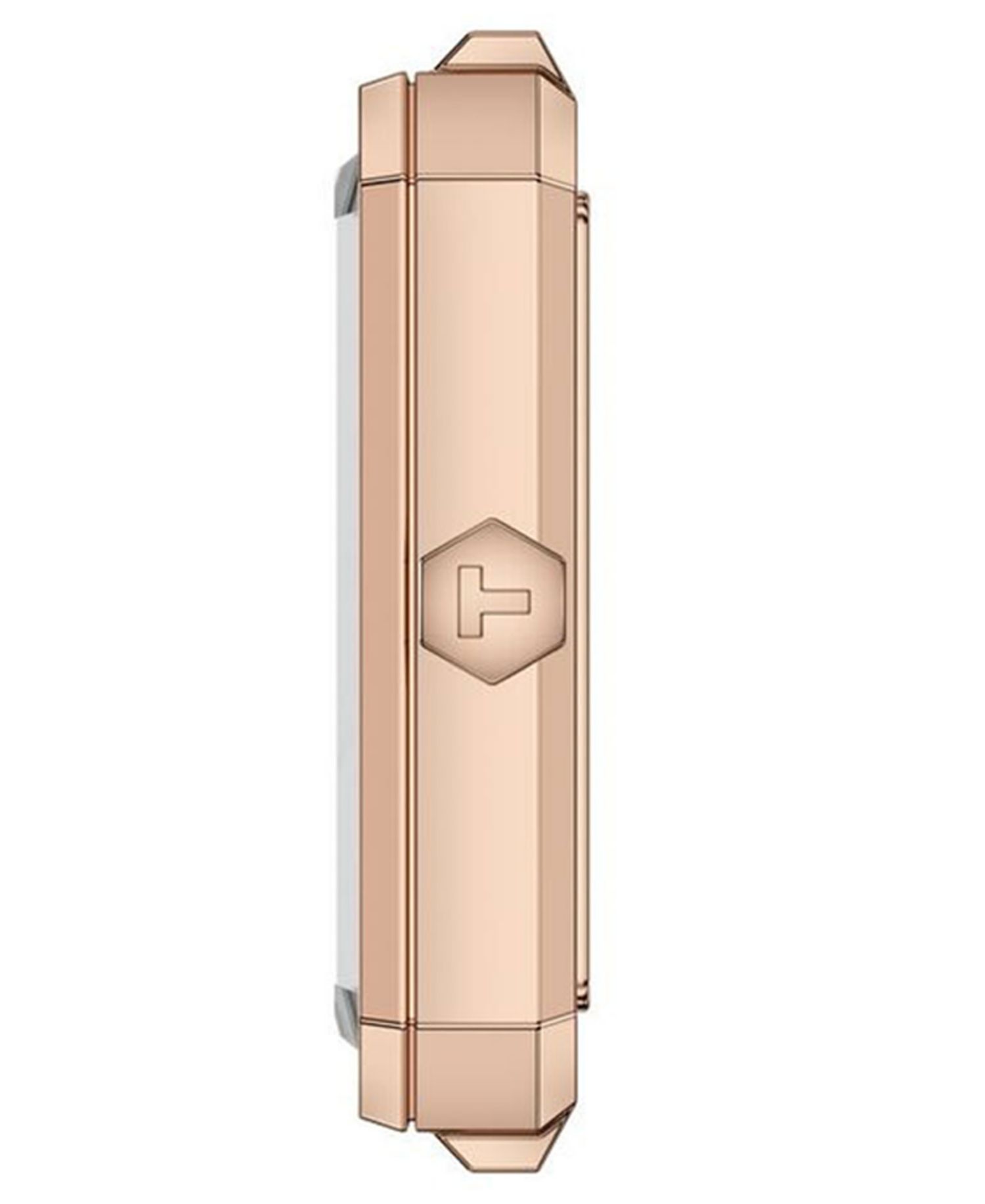 Women's Rectangular Silver Stainless Steel Watch 21.8mm