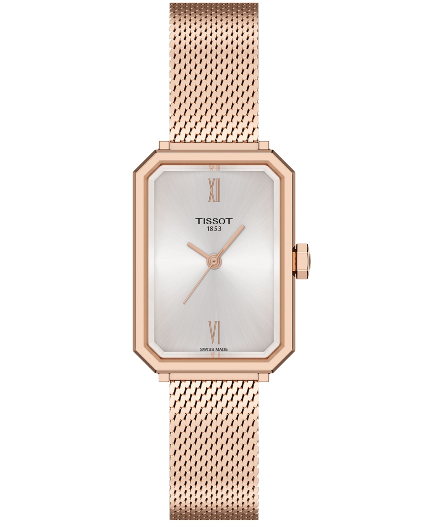 Женские часы Tissot Rose Gold Stainless Steel Bracelet Watch, 21.80mm — фото 1