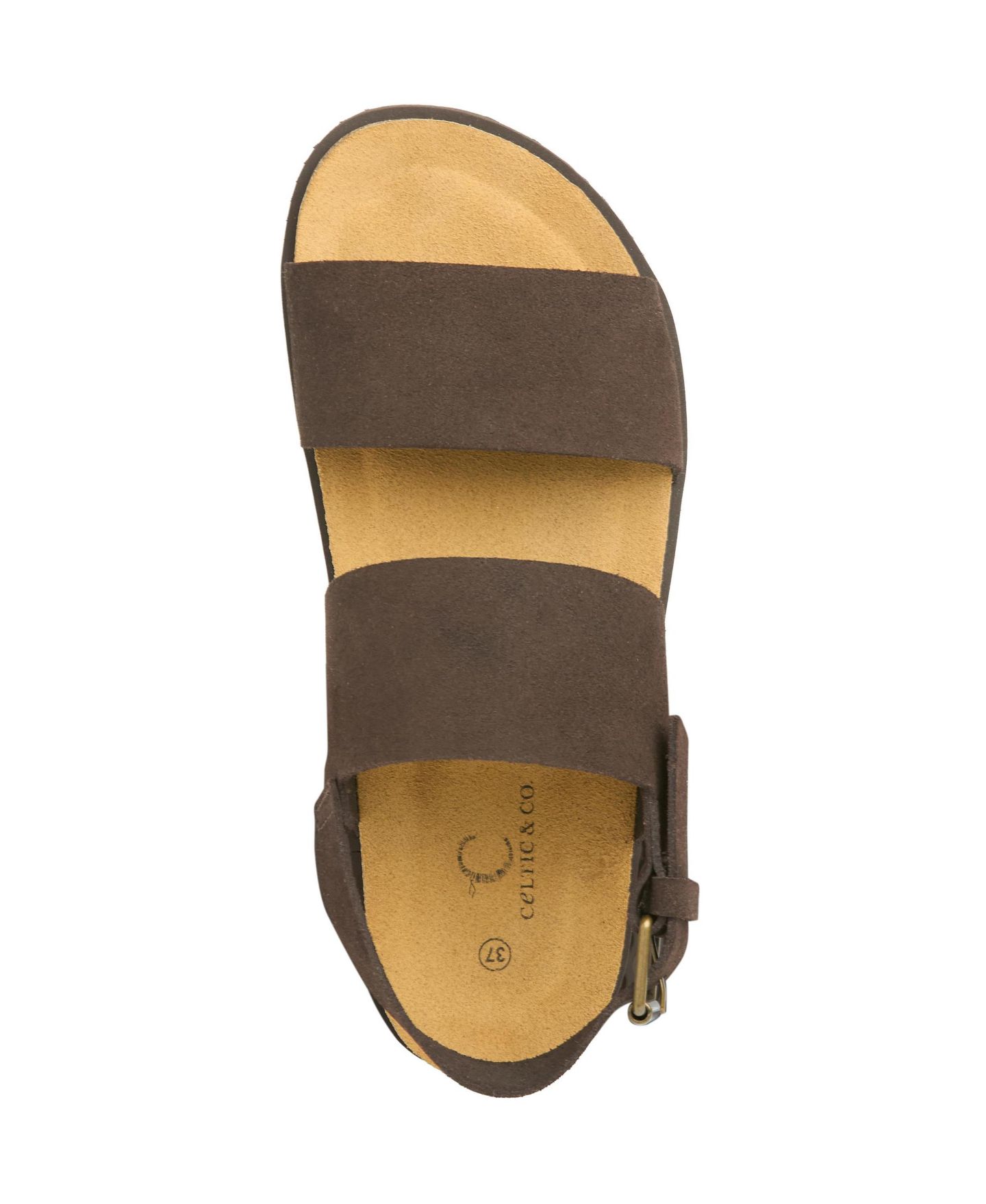 Женские сандалии Celtic & Co. Double Strap Sandal, цвет: Шоколадный коричневый — фото 4