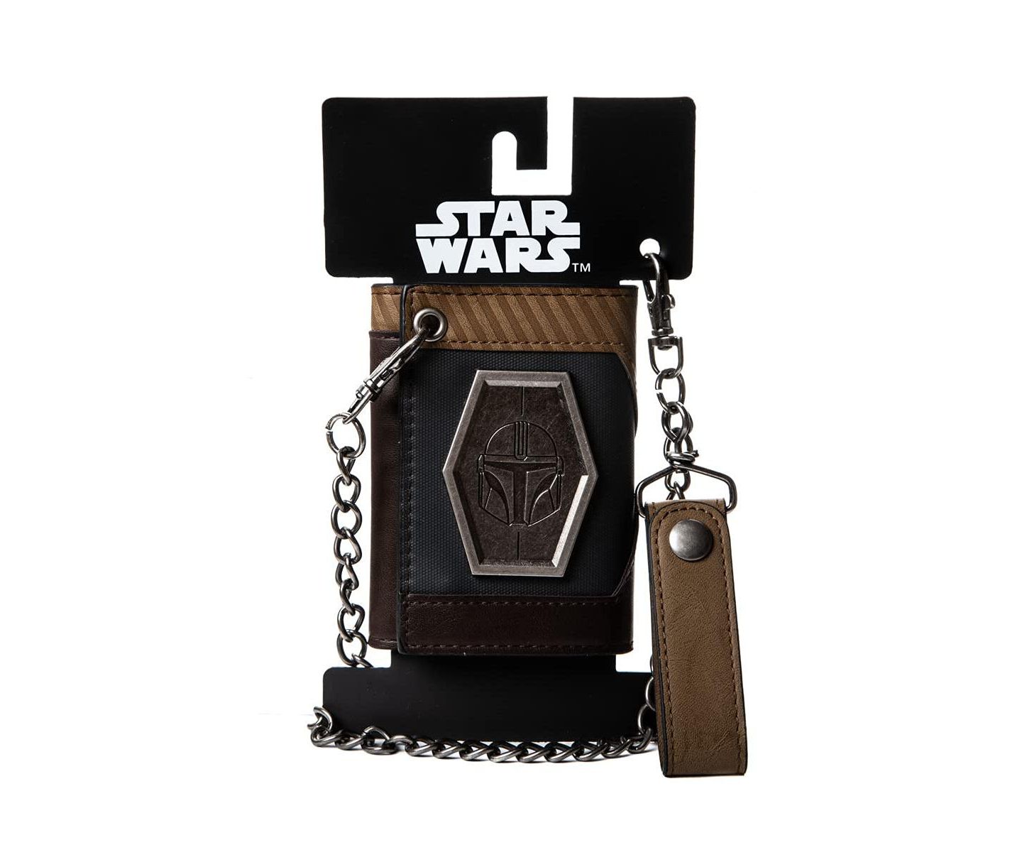 Мужской кошелёк Star Wars: The Mandalorian Chain Wallet with Metal Shield, цвет: Разноцветный — фото 8