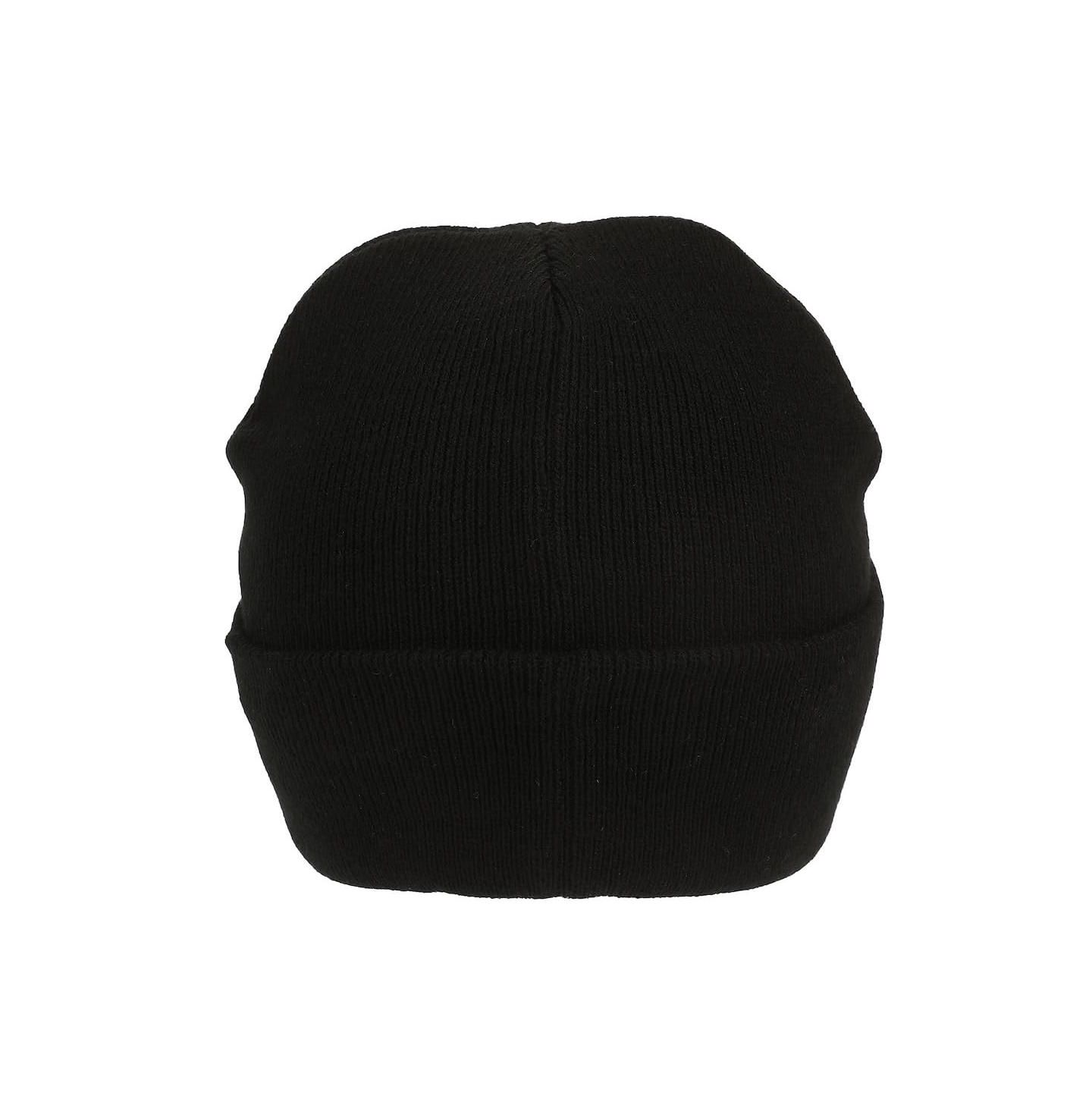 Мужская шапка Chucky Embroidery Black Acrylic Knit Standard Cuff Beanie, цвет: Чёрный — фото 5