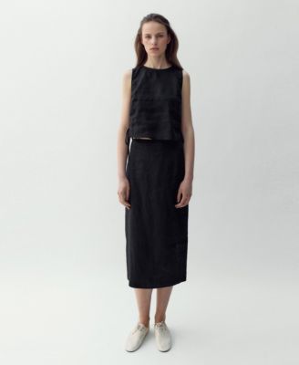 Women's Bows Linen Top