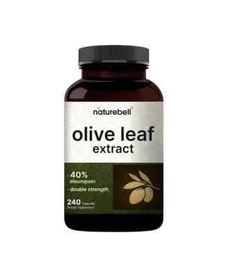 NatureBell Olive Leaf Extract 50:1, 240 Capsules Immune Support - 120 Servings