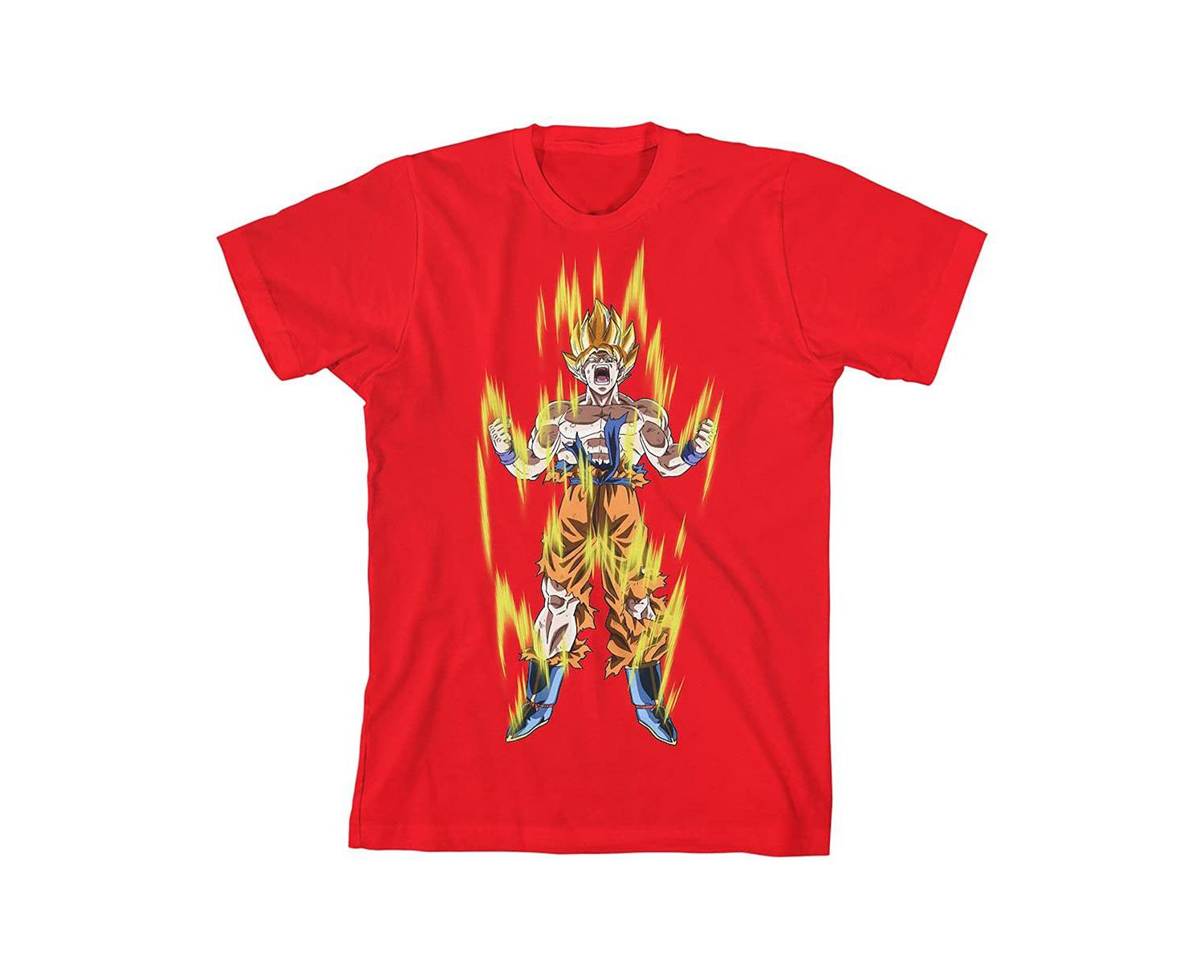 Super Saiyan Goku Youth Red Graphic Tee - S