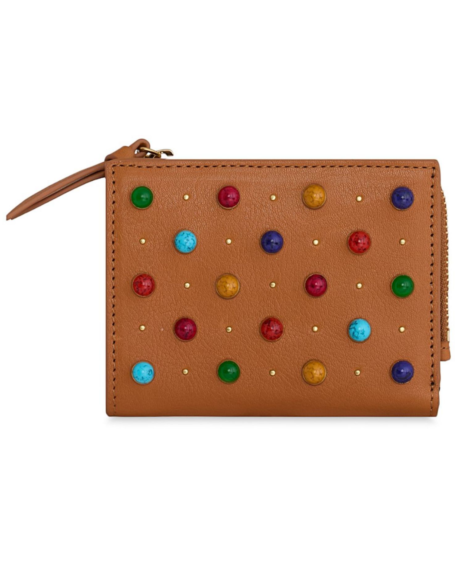 Megan Slim Mini Cabachon Studs Wallet