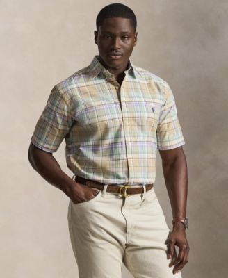 Men's Plaid Oxford Shirt