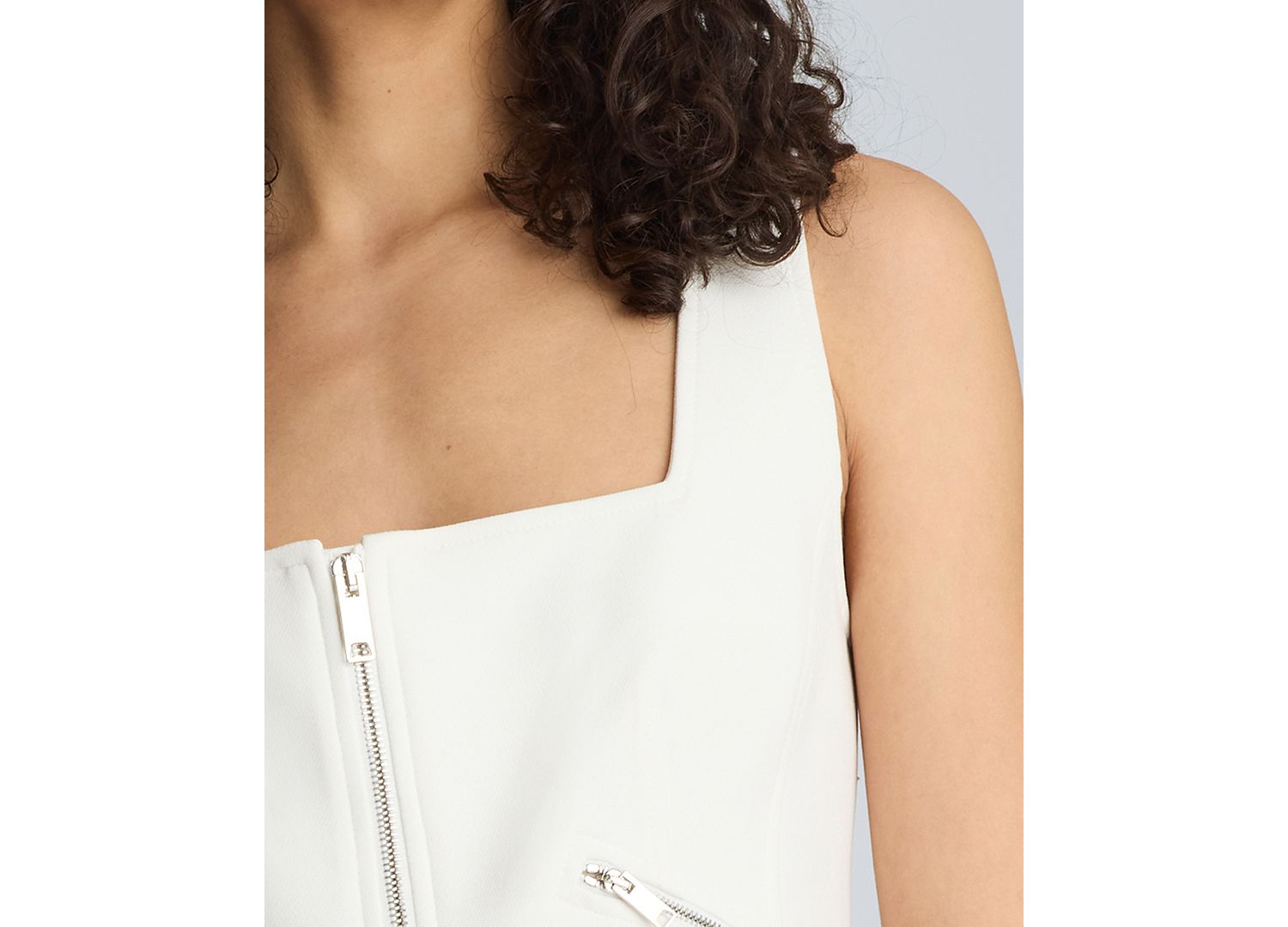Women's Fitted Square Neck Bodice Top