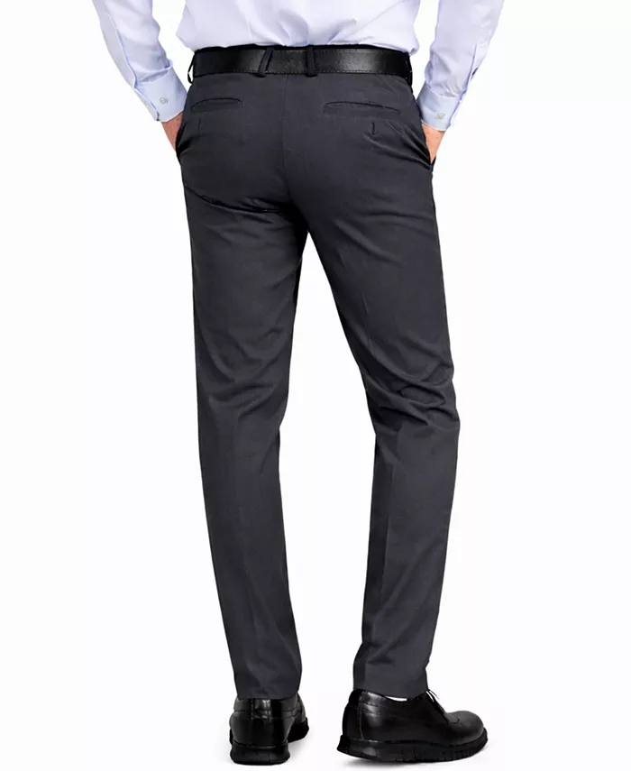Men's Slim-Fit Woven Stretch Pants - thumbnail 3