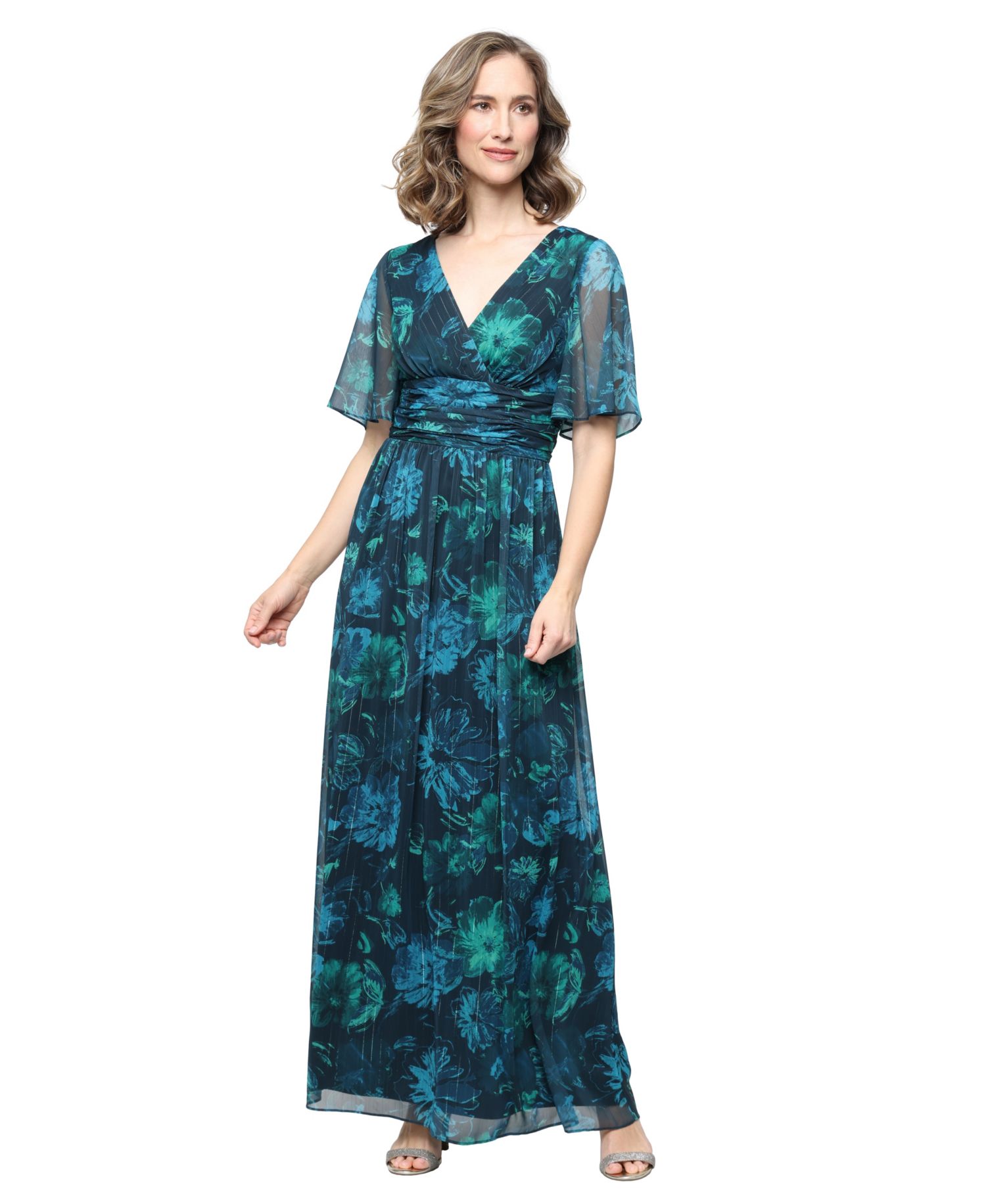 Women's V-Neck Maxi Dress