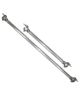 XT-DCS59 Single 59" Lx2" D Truss Pipe with Hinges and Clamps on Each Ends