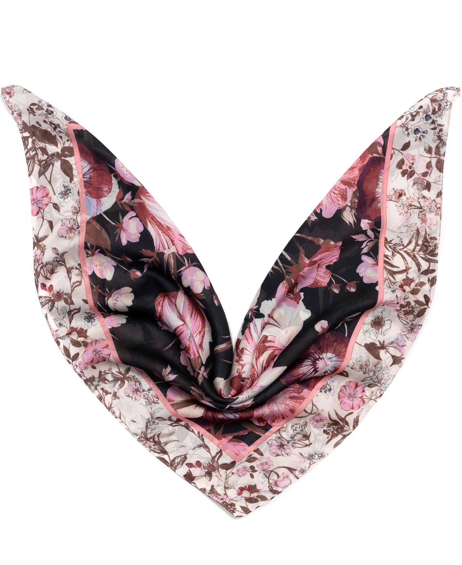 Statement Floral Bandana Scarf