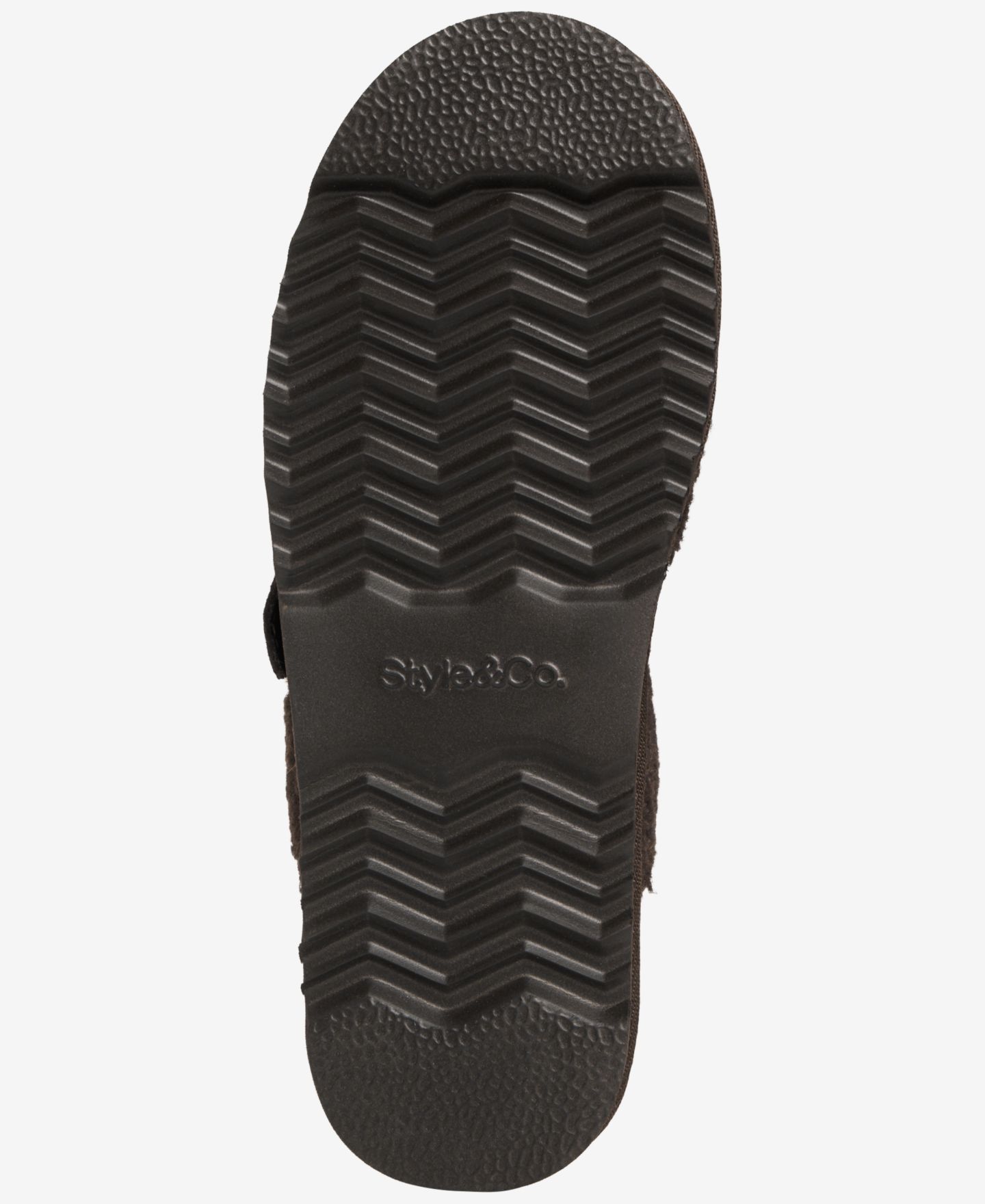 Женские тапочки Style & Co Ryderr Round Toe Slippers, цвет: Тёмный шоколадный — фото 5