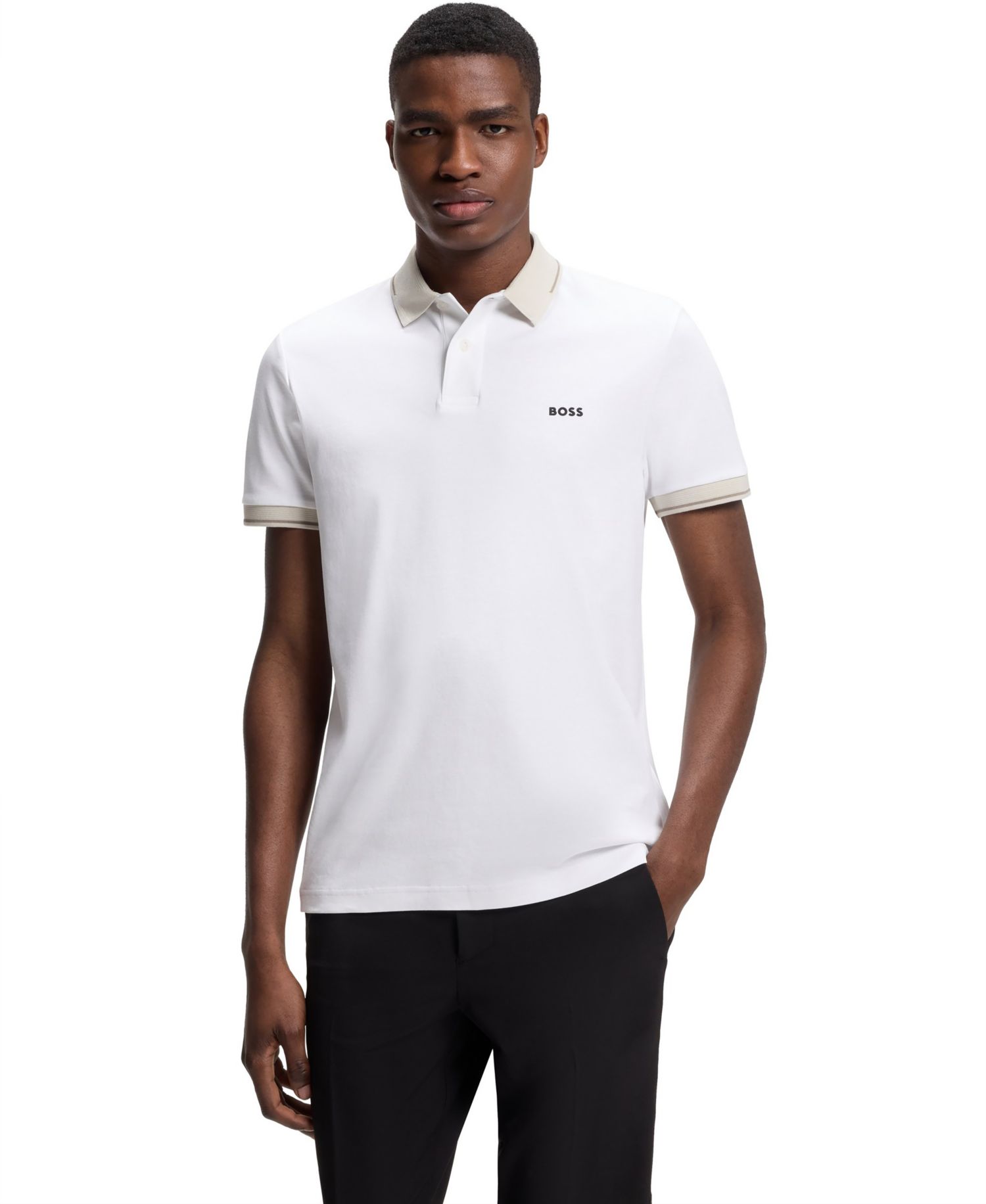 Men's Slim-Fit Cotton Polo Shirt