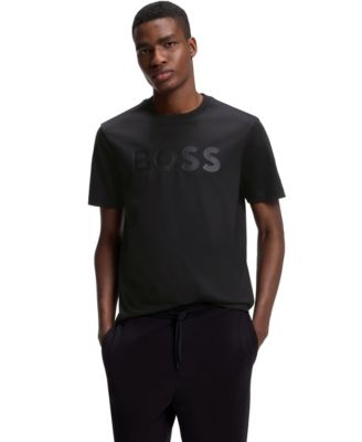 Men's Cotton Tonal Logo Regular-Fit T-Shirt