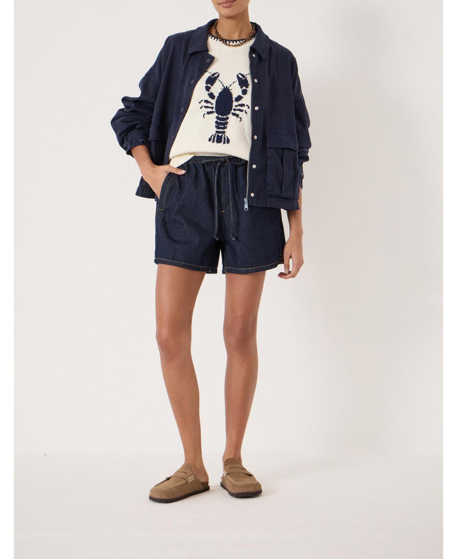 Women's Betty Denim Pull On Shorts