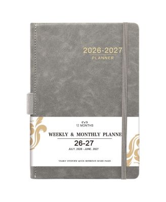 Planner 2026-2027 Weekly Monthly Leather Agenda