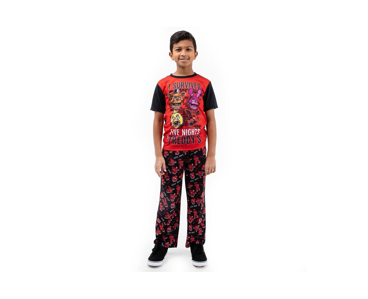 Youth Sleepwear Set Tee Shirt, Sleep Shorts, Sleep Pants