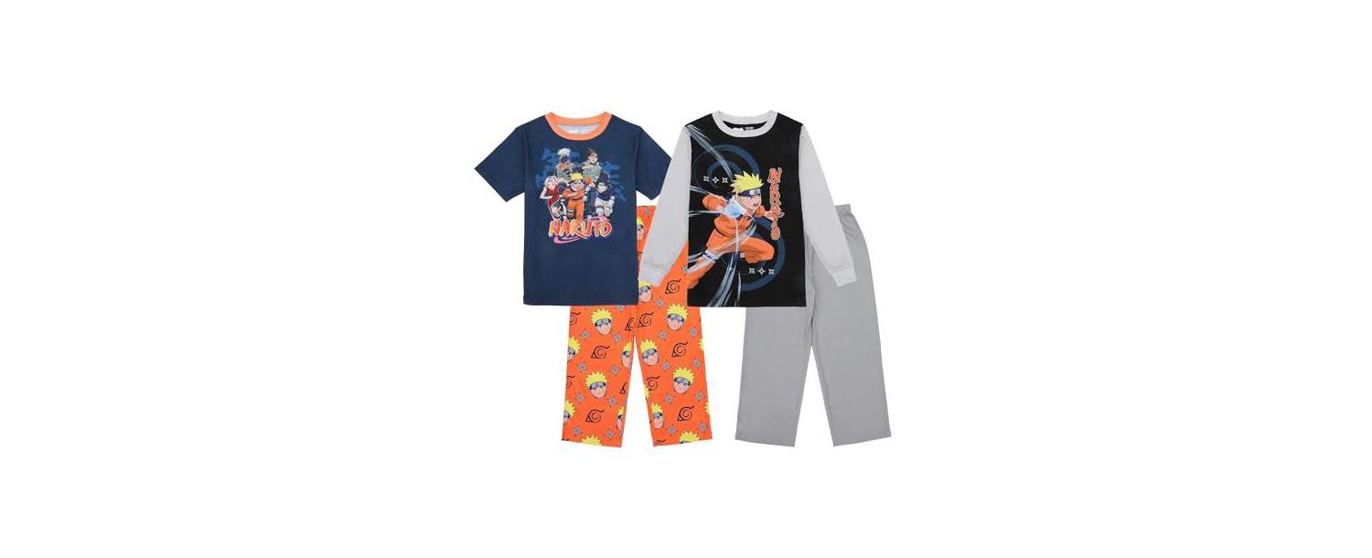 Big Boys Group Shot 4-Pack Pajama Set-14