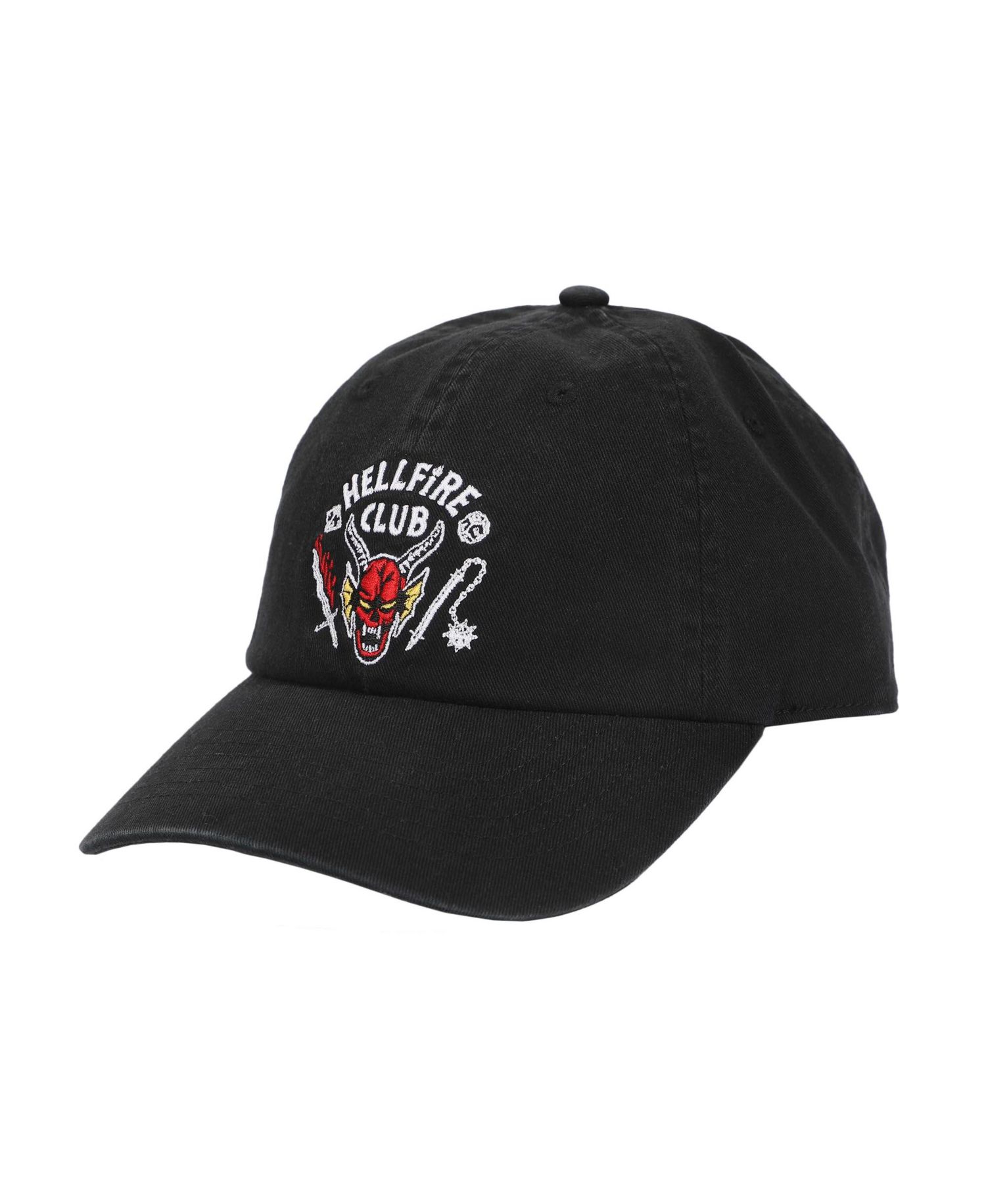 Men's Hellfire Club Black Unstructured Baseball Cap