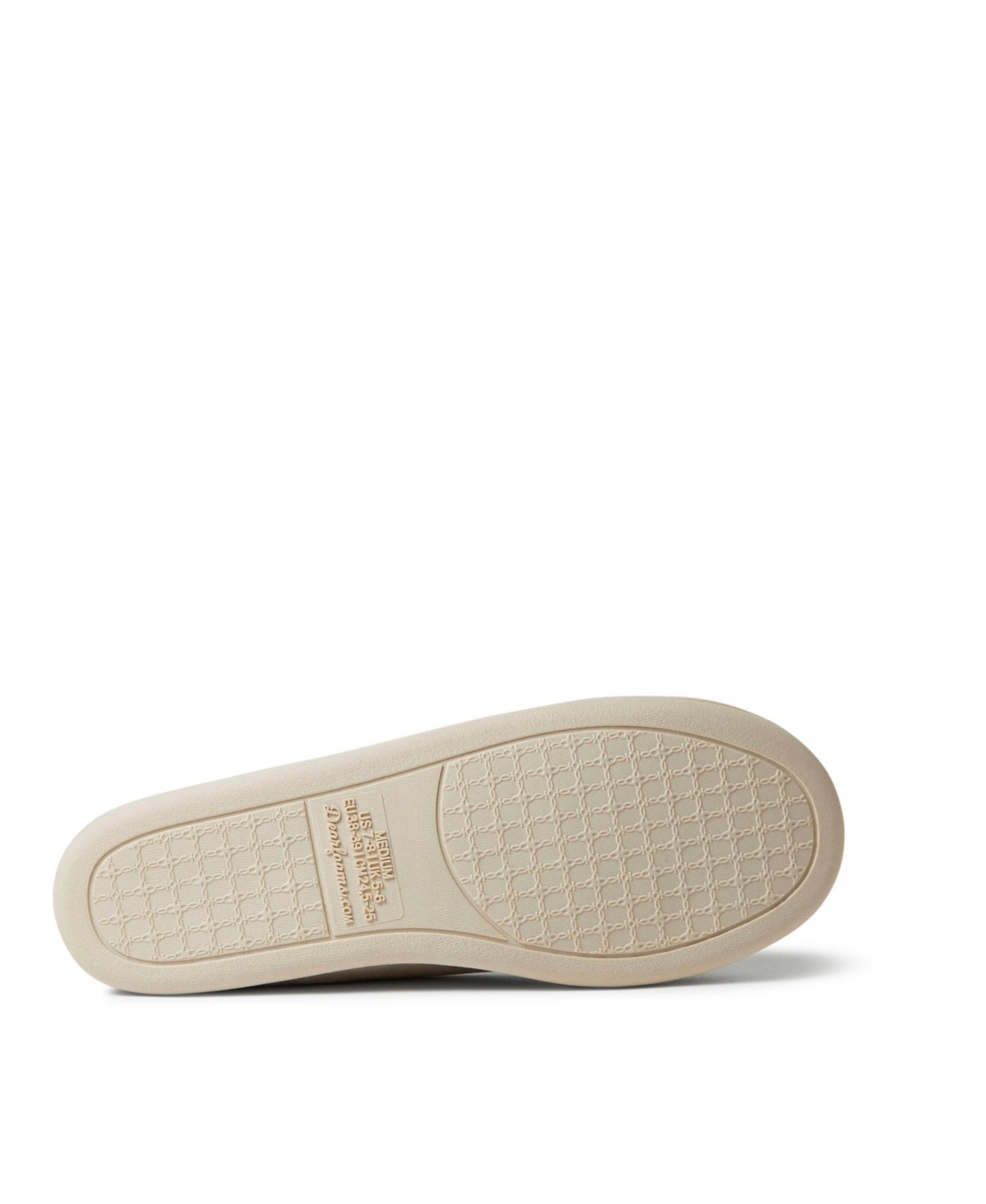Женские Dearfoams Womens Rebecca Microfiber Velour Closed Back House Slipper — фото 10