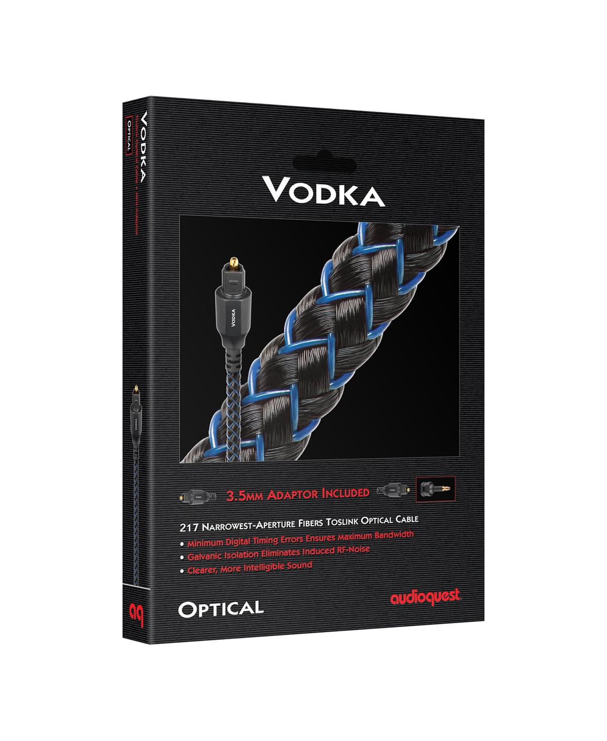 AudioQuest Vodka Toslink Fiber Optic Digital Audio Cable - Each (4.92 ft.)