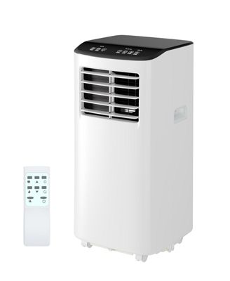 8,000 BTU Portable 3-in-1 AC with Remote, Sleep Mode, Timer and Adjustable Window Kit for Rooms Up to 350 Sq. Ft