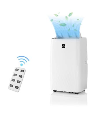 12,000 BTU Portable AC, 3-in-1 Cooling, Fan and Dehumidifying, Remote Control, Timer, Window Kit, Wheels and Handles