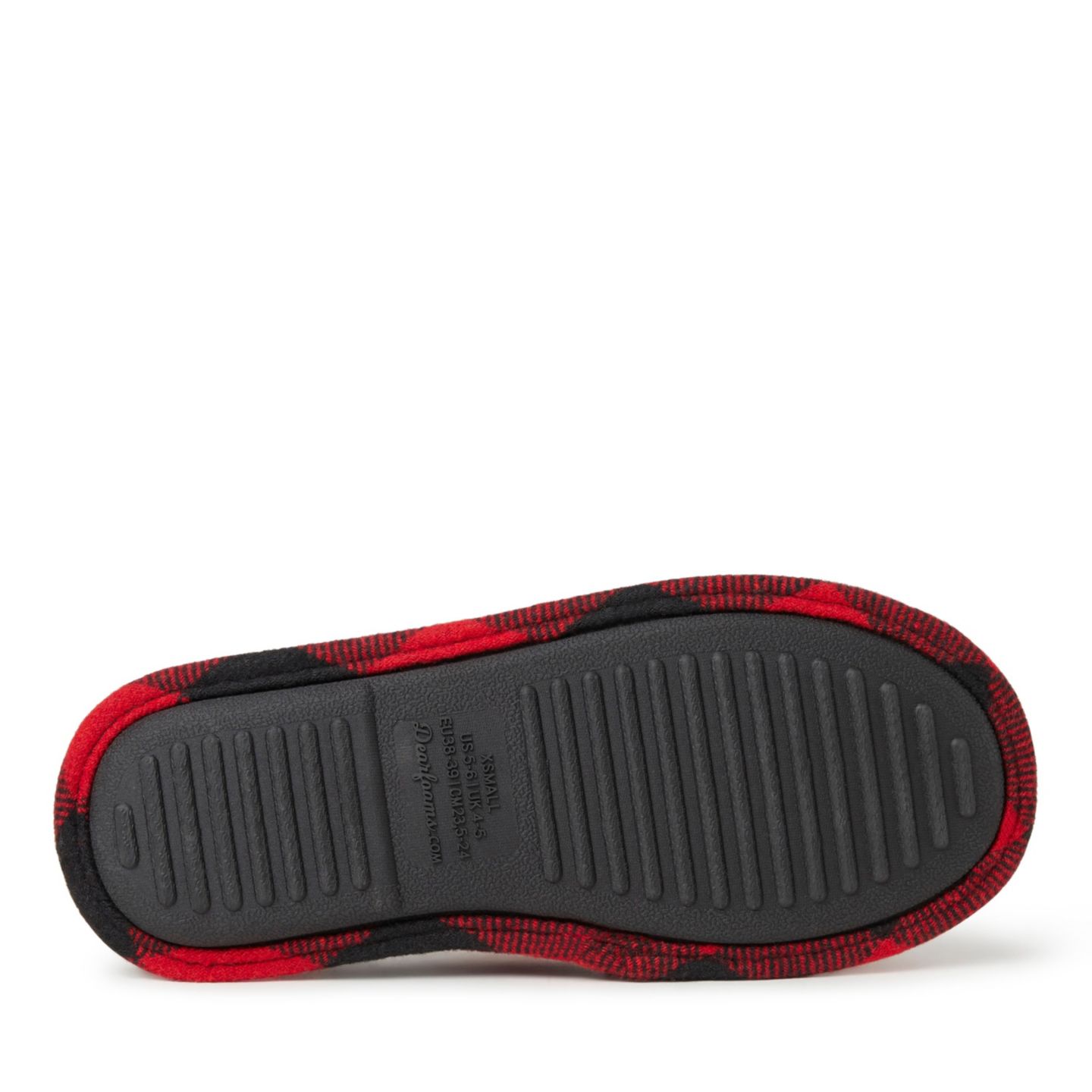 Женские сабо Dearfoams Buffalo Check Mama Bear Mom Clog House Slipper, цвет: Красный клетчатый — фото 7