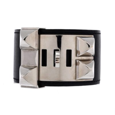 Pre-Owned HERMES Collier de Chien Bracelet - Leather