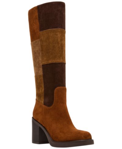 Madden Girl Women's Charity Patchwork Tall Platform Boots