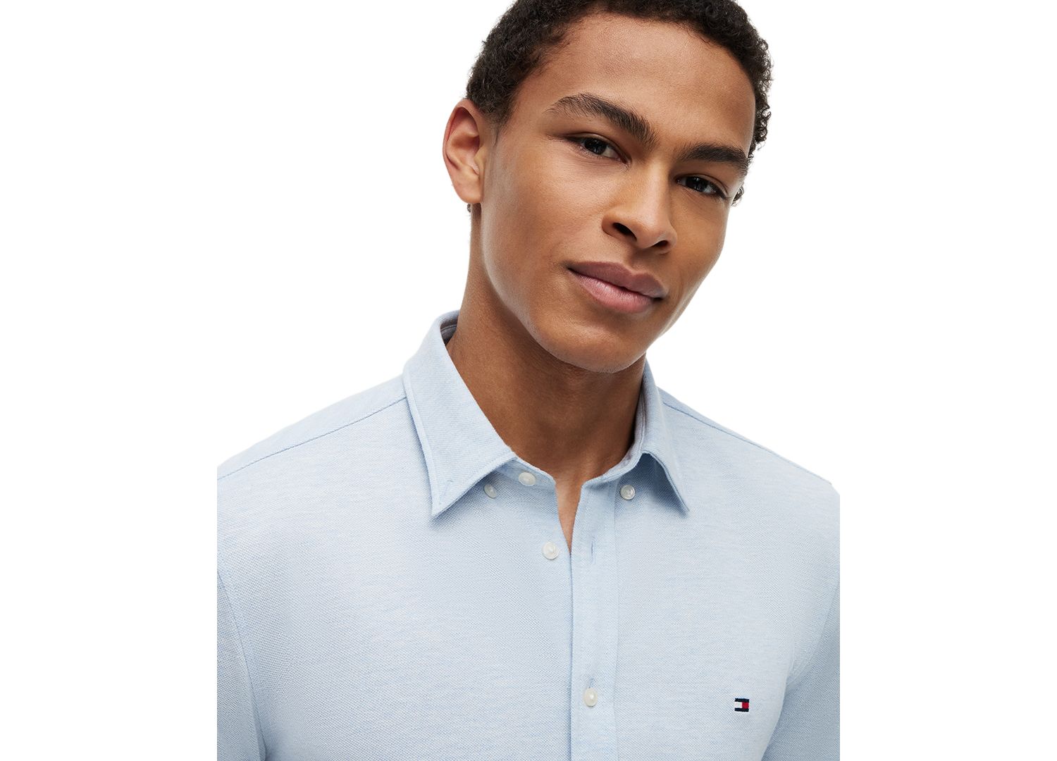 Men's Textured Knit Featherweight Shirt