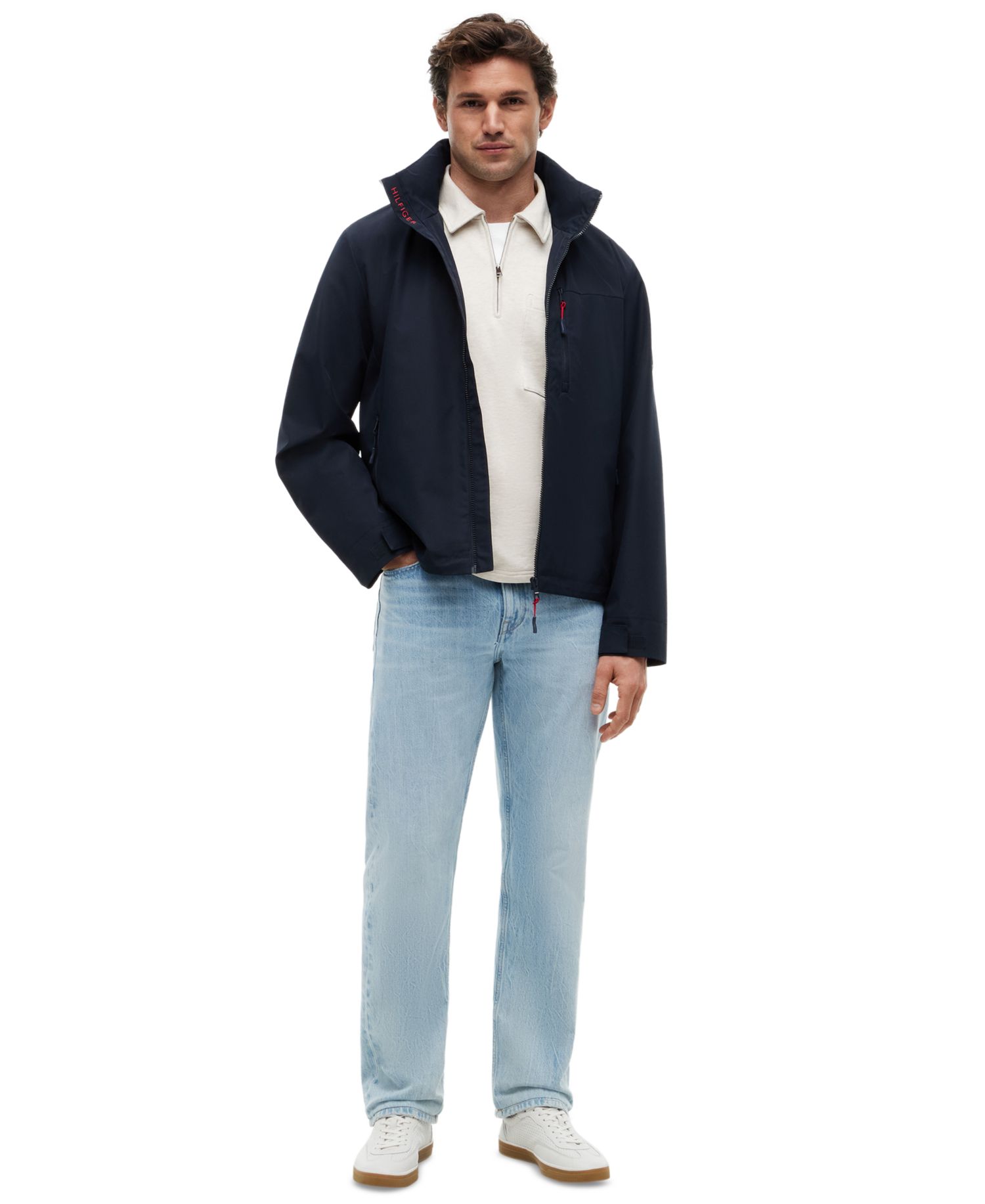 Men's Regular-Fit Crew Jacket