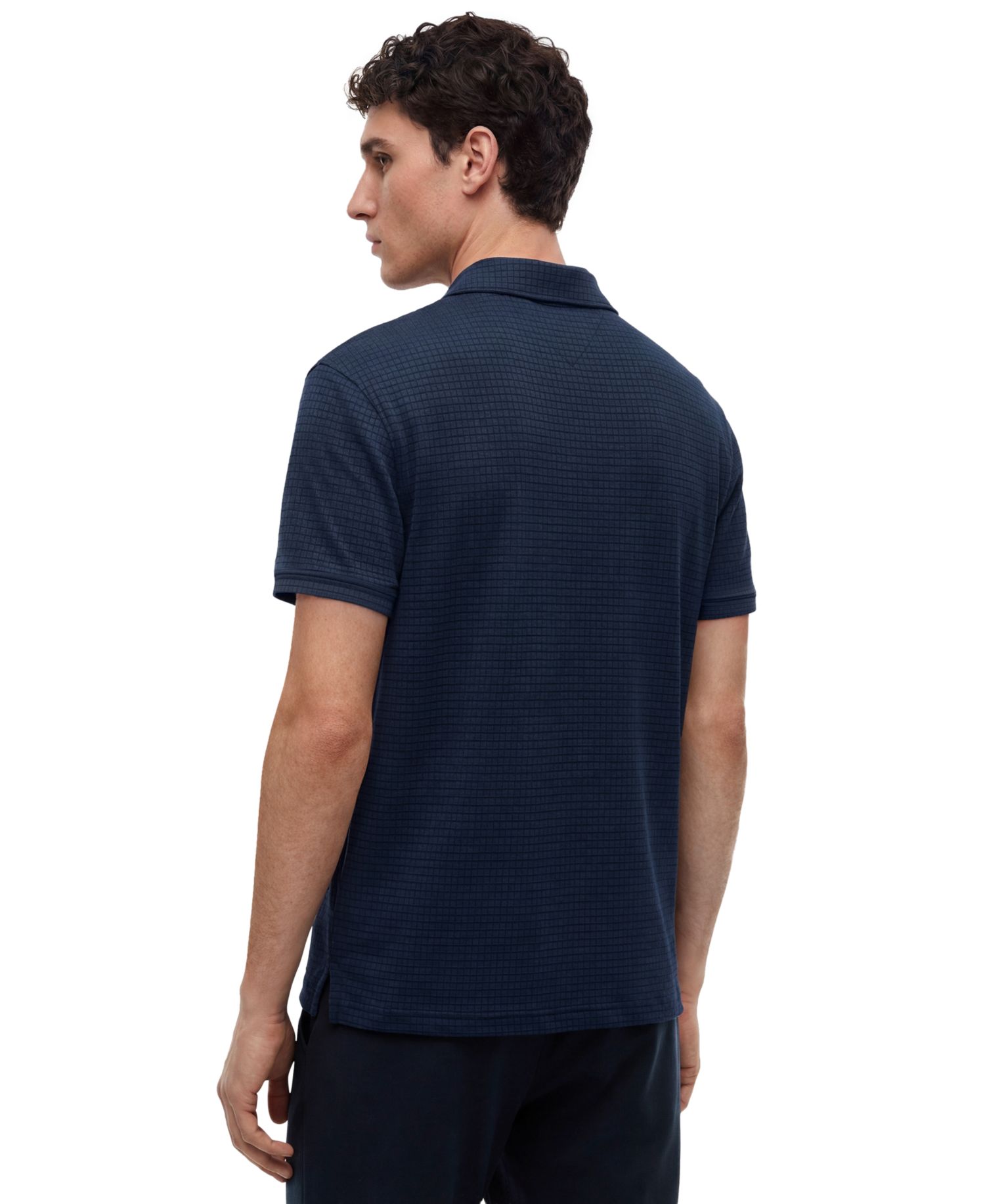 Men's Performance Texture Regular-Fit Polo Shirt