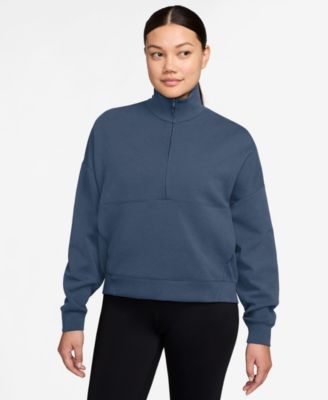24.7 Impossibly Soft Women's Dri-FIT Oversized 1/2-Zip Top