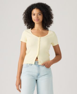 Women's Austen Button-Up Short-Sleeve Top