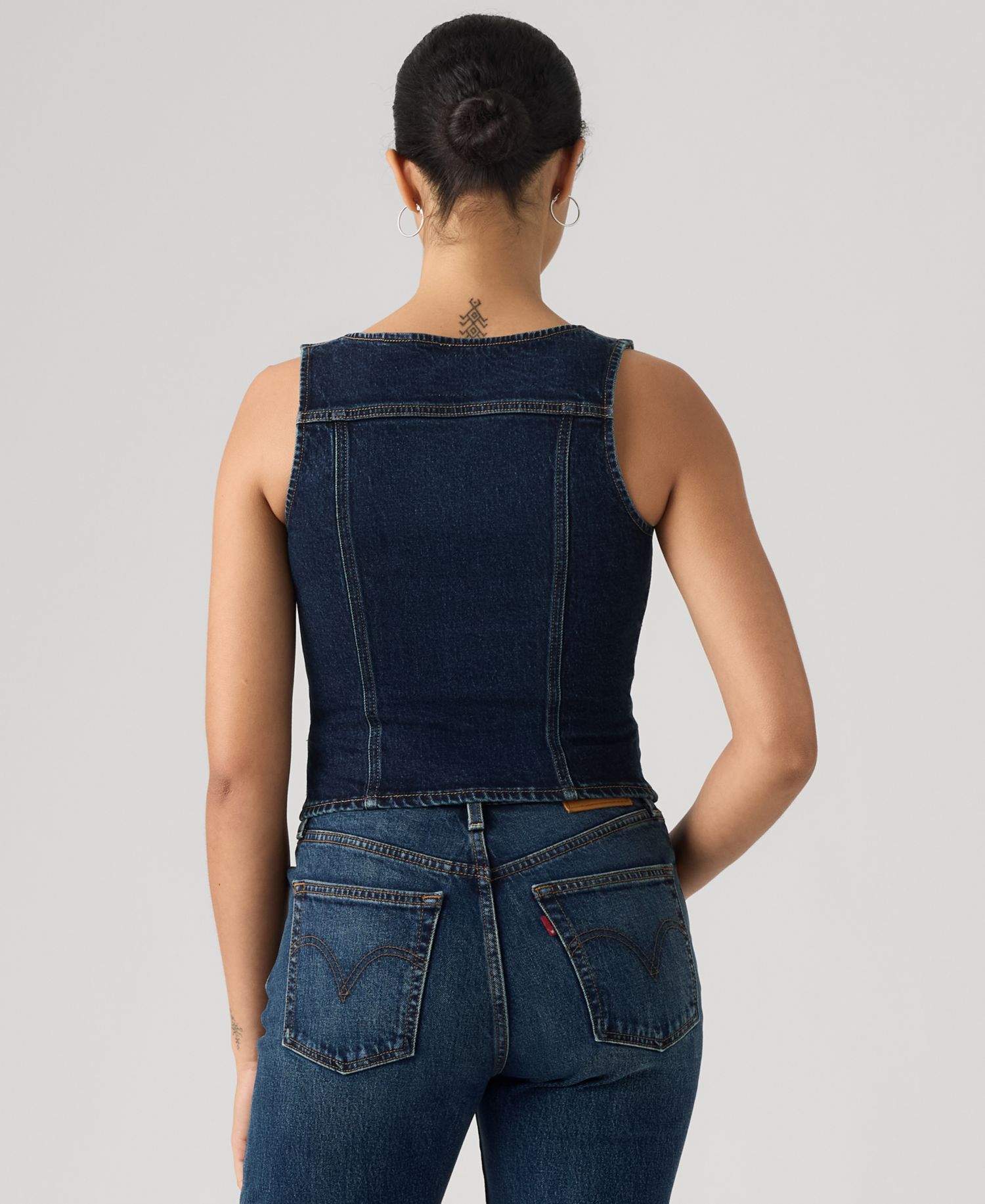 Premium Women's Vintage-Like Front-Zip Vest
